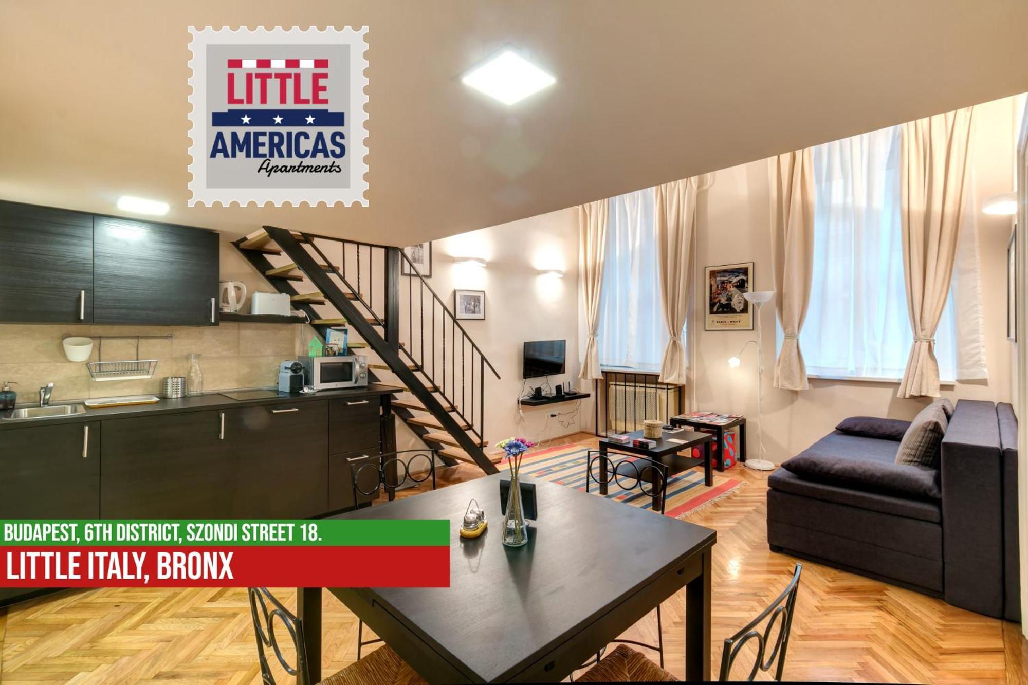 Little Italy Bronx Apartment Budapest Bagian luar foto